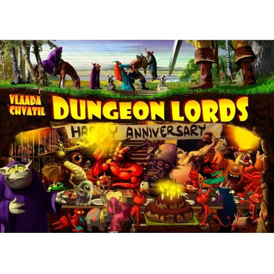 Dungeon Lords - Happy Anniversary is available at exclusivasunibis Austria, Austria's Source for Board Games!