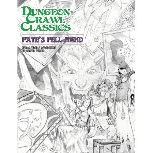 Dungeon Crawl Classics - #78 Fate's Fell Hand (Sketch Cover) is available at exclusivasunibis Austria, Austria's Source for RPG!